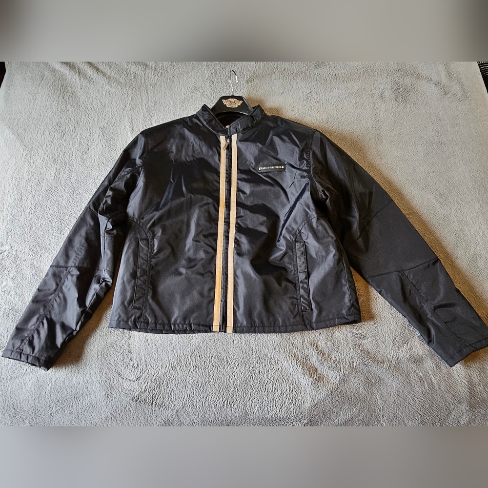 Women's Harley Davidson Nylon Riding Jacket. Size Large.